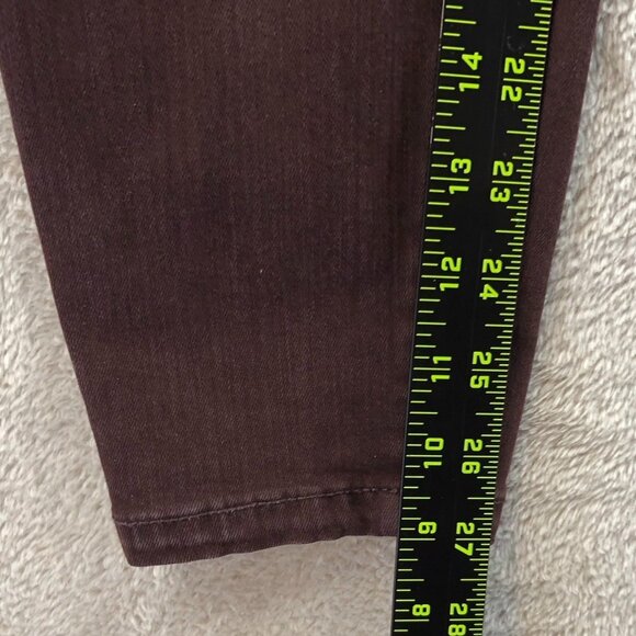 Liverpool Women Jeans Size 6/28 Slim Fit High Rise Ankle Skinny Leg Brown Casual - Picture 6 of 16
